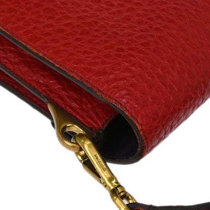 Prada Red Leather Handbag