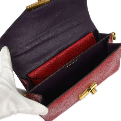 Prada Red Leather Handbag