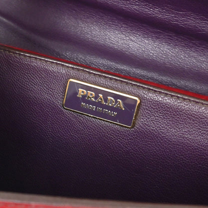 Prada Red Leather Handbag