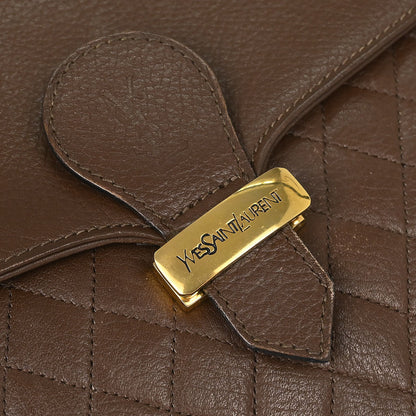 Yves Saint Laurent Brown Shoulder Bag