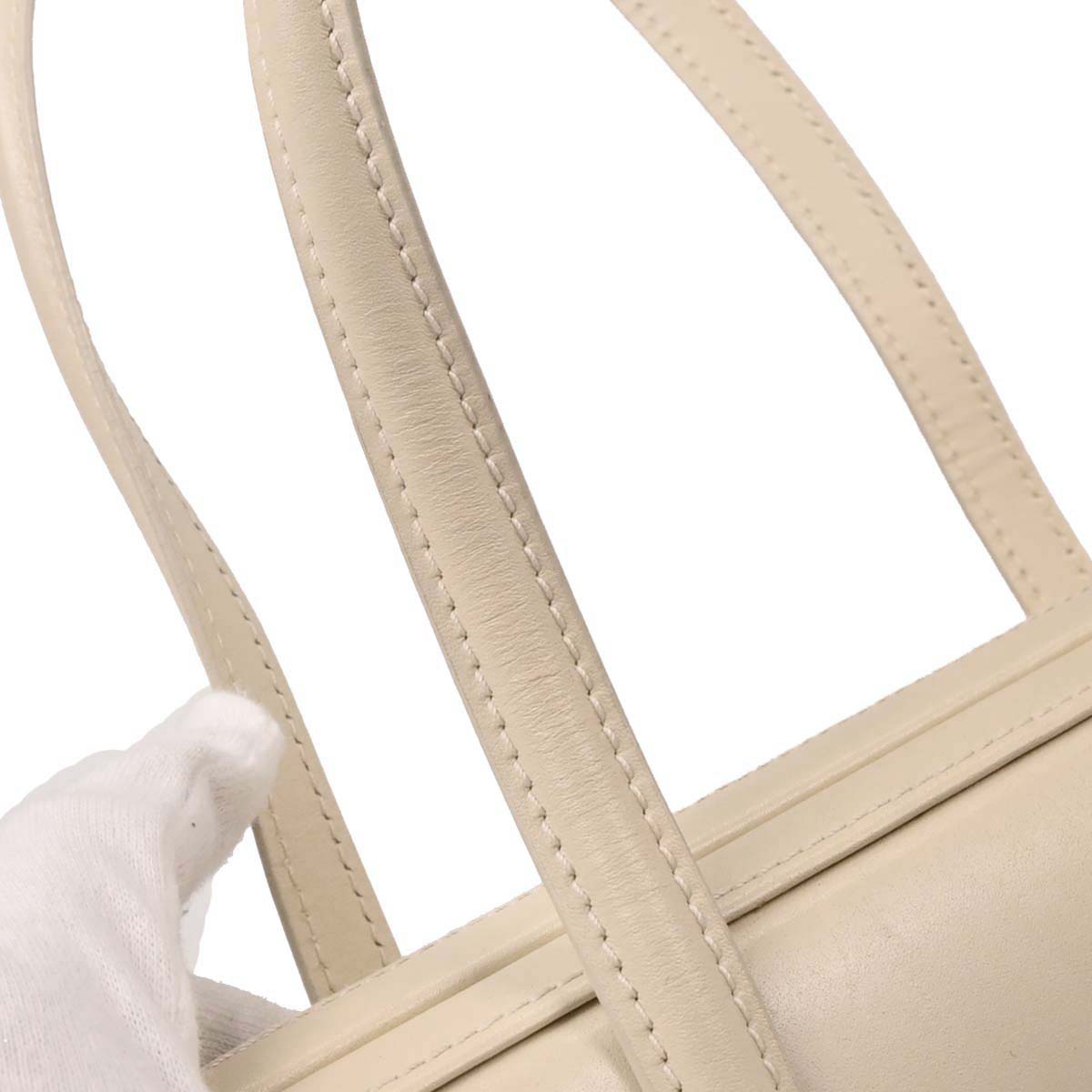 Loewe Ivory Leather Handbag