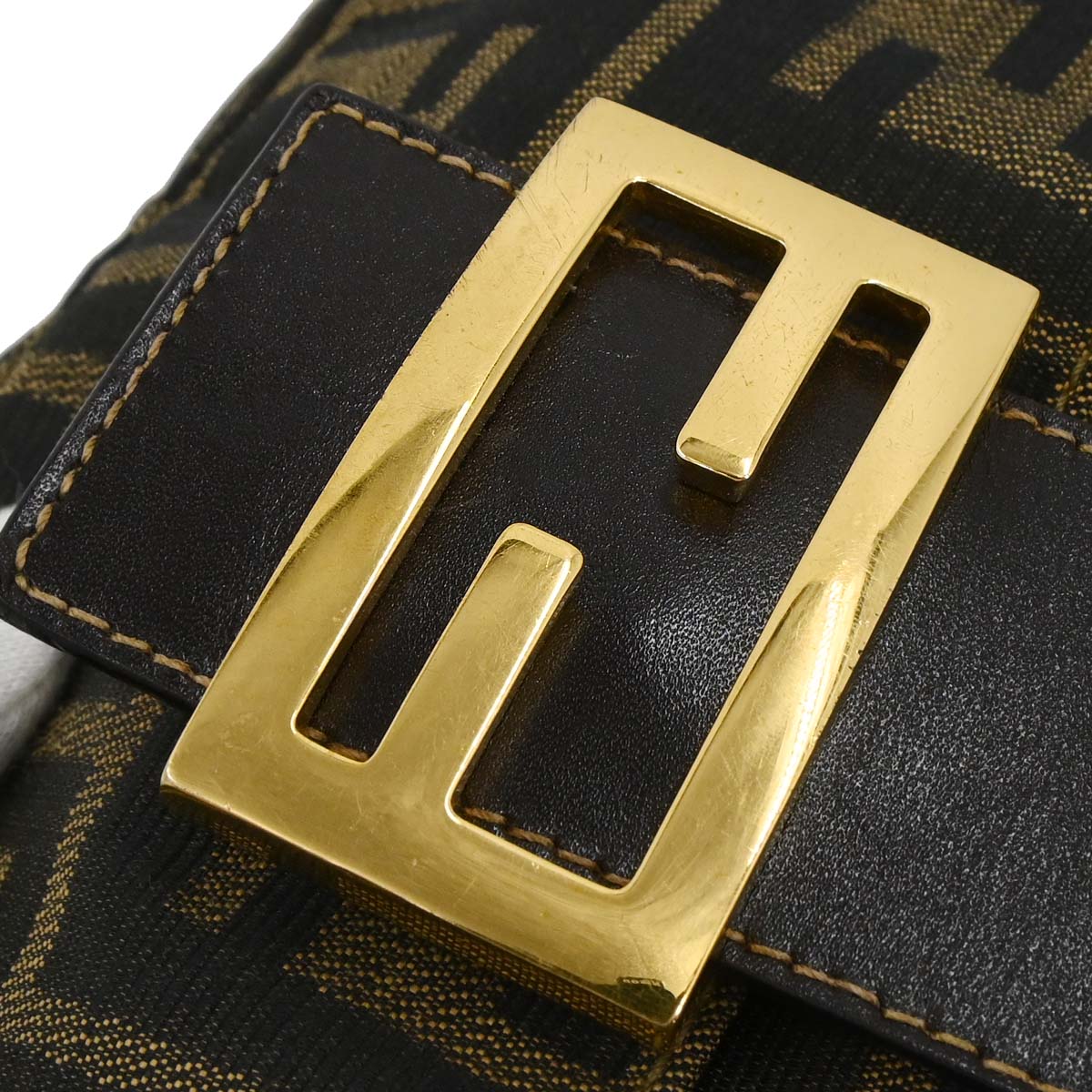 Fendi Brown Zucca Shoulder Bag