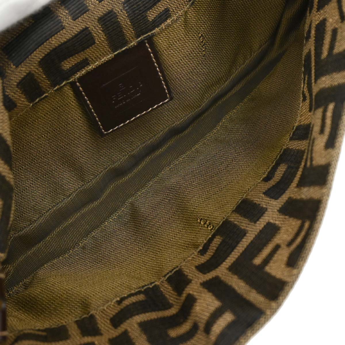 Fendi Brown Zucca Shoulder Bag