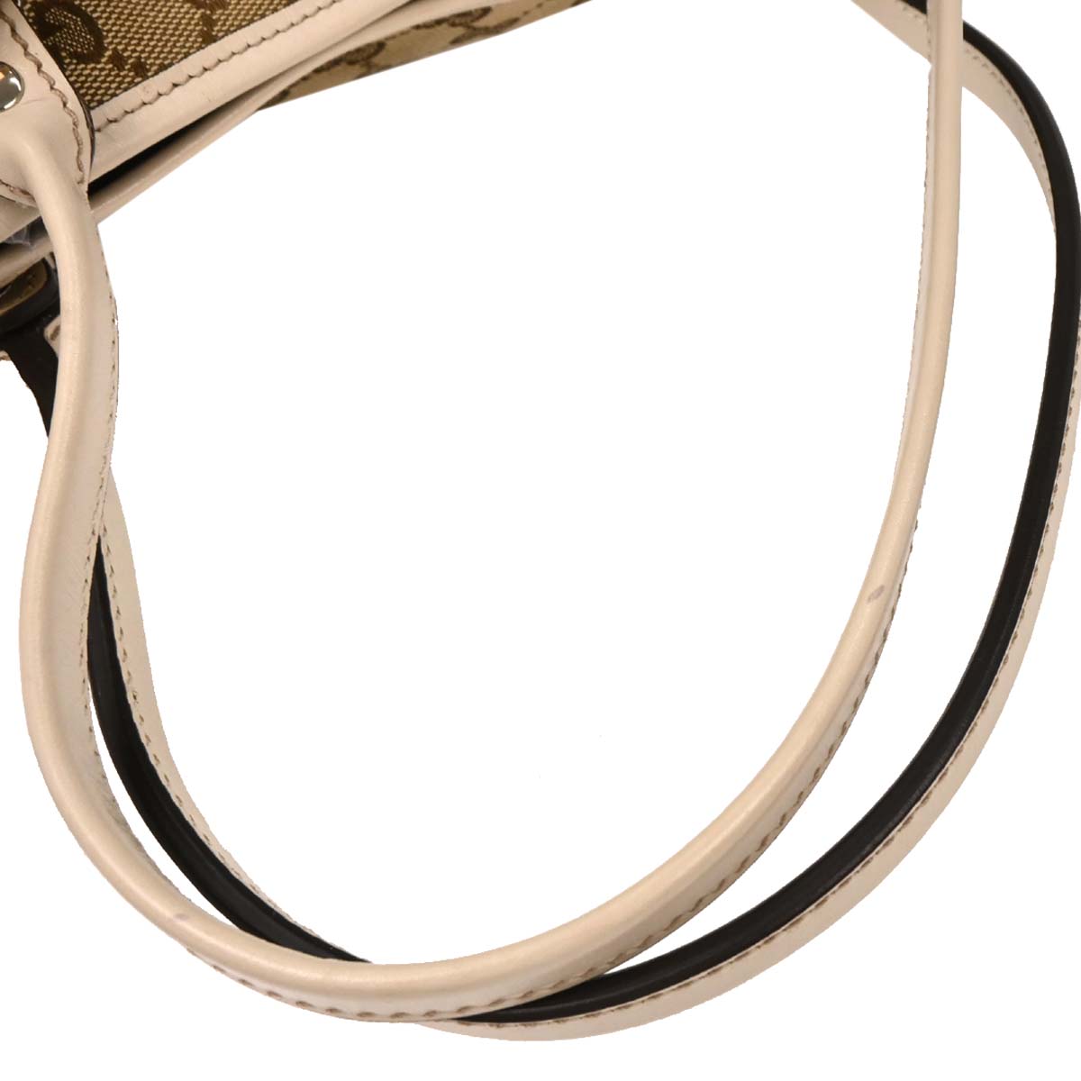 Gucci Beige White GG Tote Bag