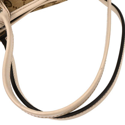 Gucci Beige White GG Tote Bag