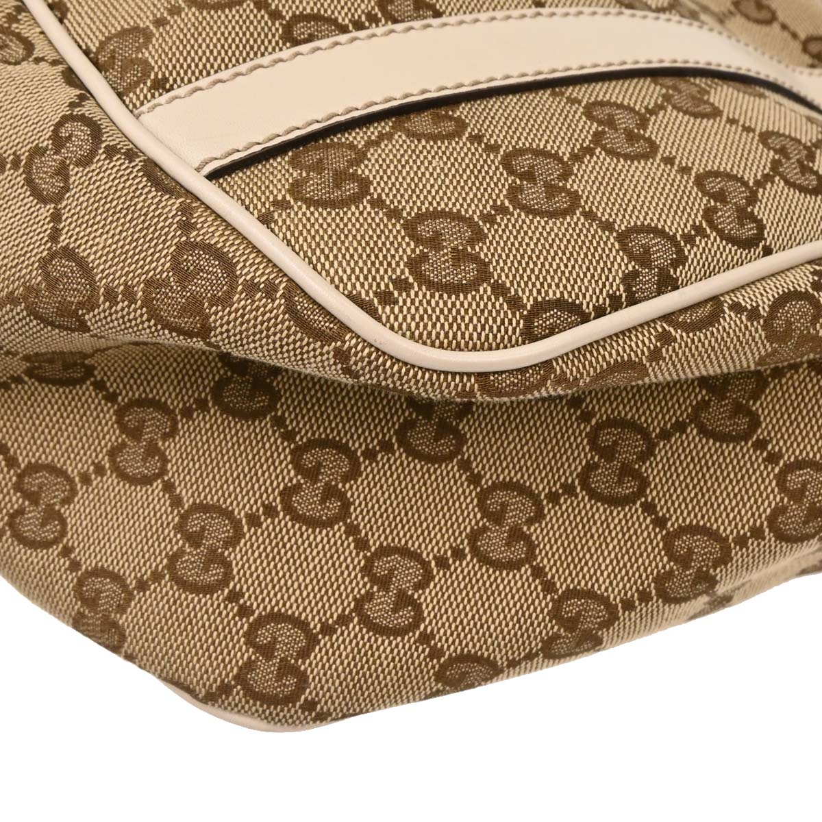 Gucci Beige White GG Tote Bag