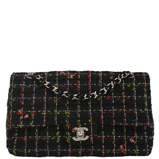 Chanel 2010-2011 Black Tweed Ladybug Shoulder Bag