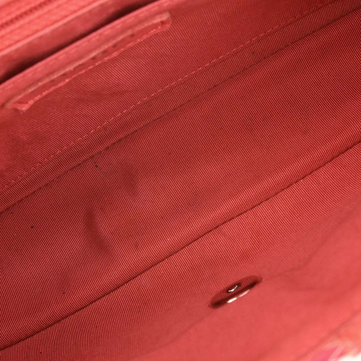 Chanel 2017 Pink Tweed Single Flap Patchwork Shoulder Bag