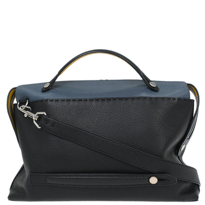 Fendi Navy Blue By The Way 2way Shoulder Business Bag