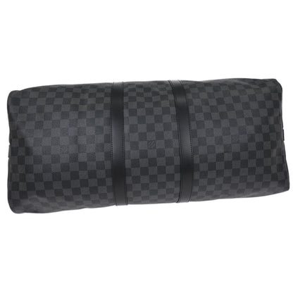 Louis Vuitton Damier Graphite Keepall Bandouliere 55 Duffle N41413