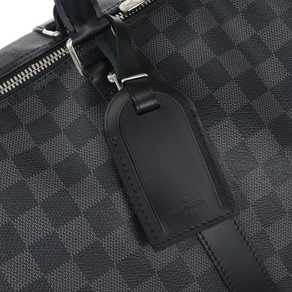 Louis Vuitton Damier Graphite Keepall Bandouliere 55 Duffle N41413
