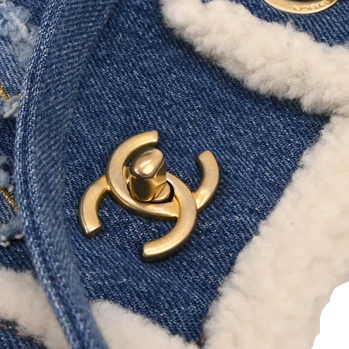 Chanel 2019 Blue Denim Medium Deauville 2way Shoulder Tote Bag