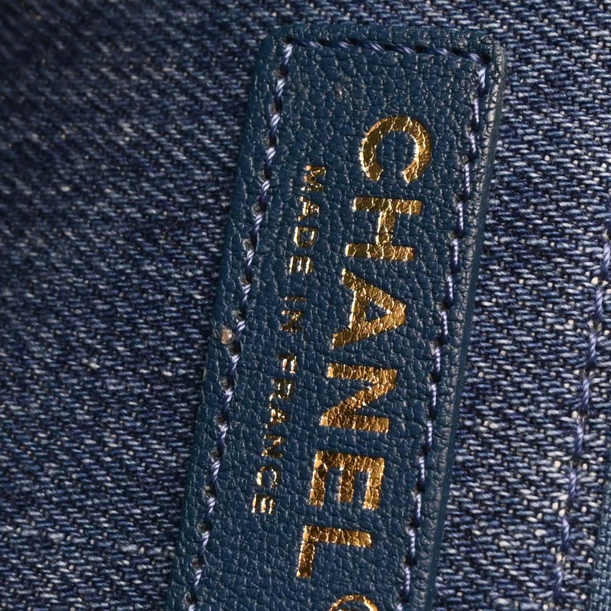 Chanel 2019 Blue Denim Medium Deauville 2way Shoulder Tote Bag