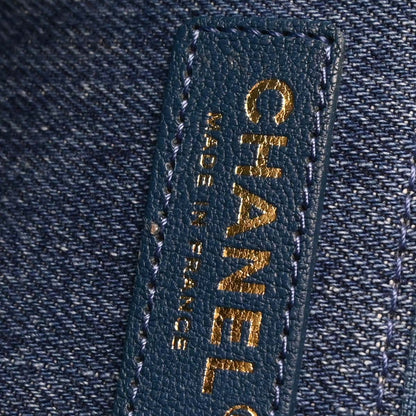 Chanel 2019 Blue Denim Medium Deauville 2way Shoulder Tote Bag