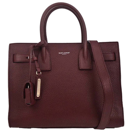 Saint Laurent Bordeaux Sac de Jour 2way Shoulder Handbag