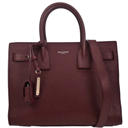 Saint Laurent Bordeaux Sac de Jour 2way Shoulder Handbag