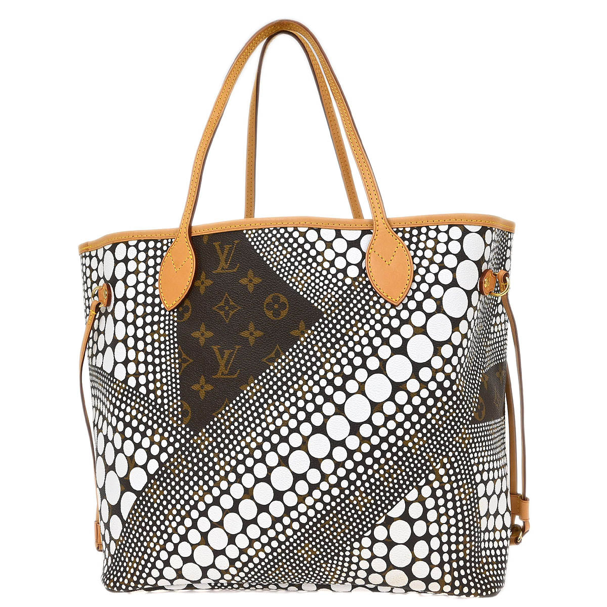 Louis Vuitton Yayoi Kusama Monogram Waves Neverfull MM Tote Bag M40684