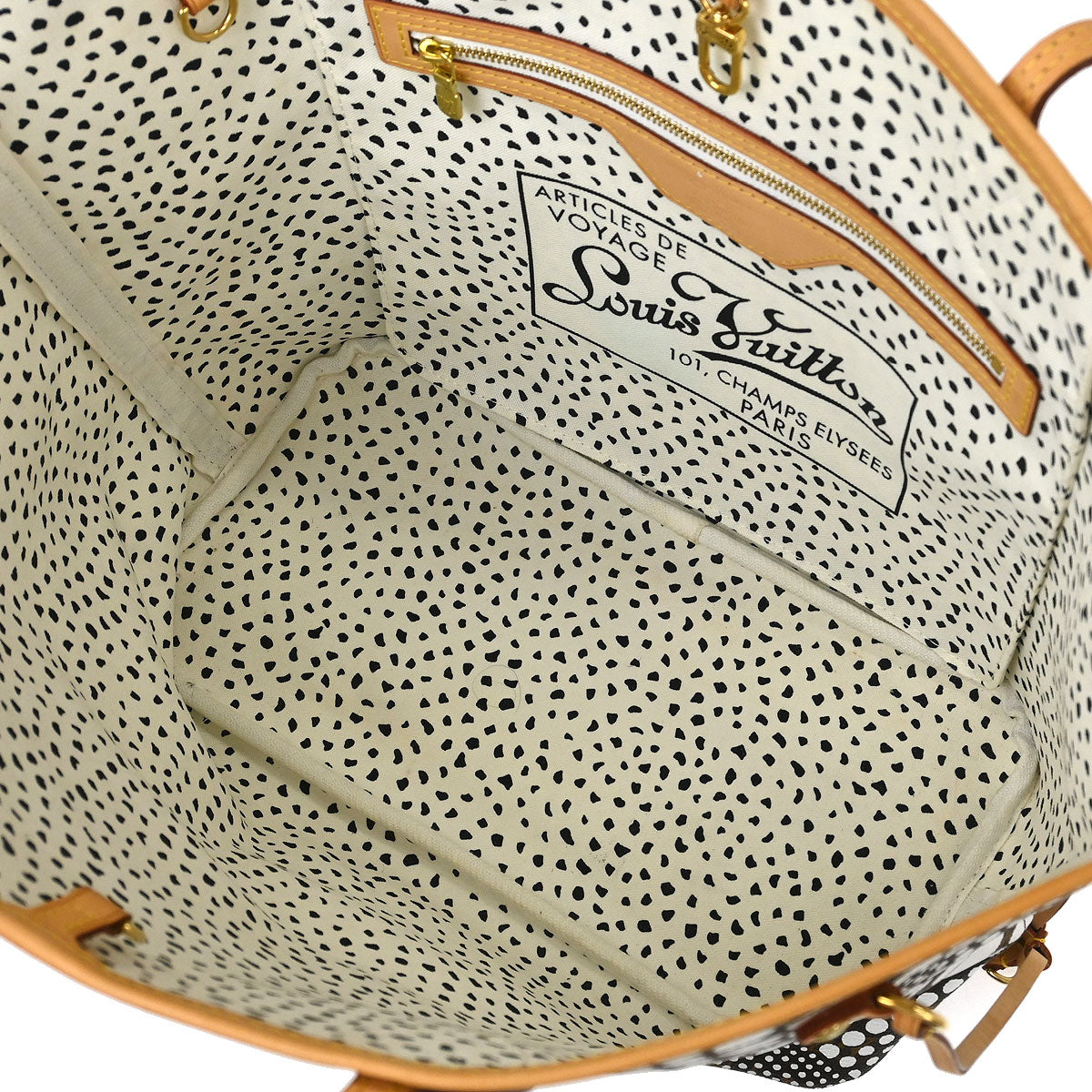 Louis Vuitton Yayoi Kusama Monogram Waves Neverfull MM Tote Bag M40684