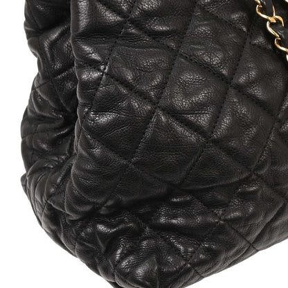 Chanel Black Caviar Tote Chain Me Handbag