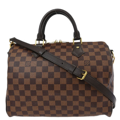 Louis Vuitton Damier Speedy Bandouliere 30 2way Shoulder Handbag N41367