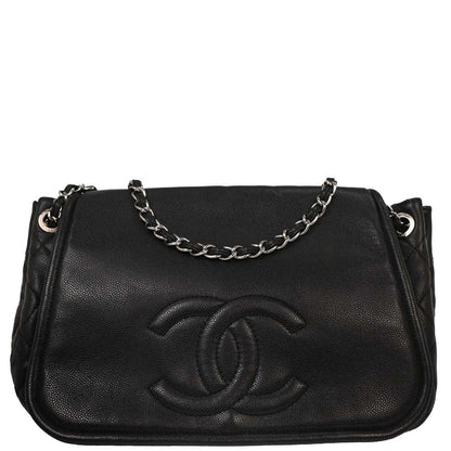 Chanel 2010-2011 Black Caviar Shoulder Bag