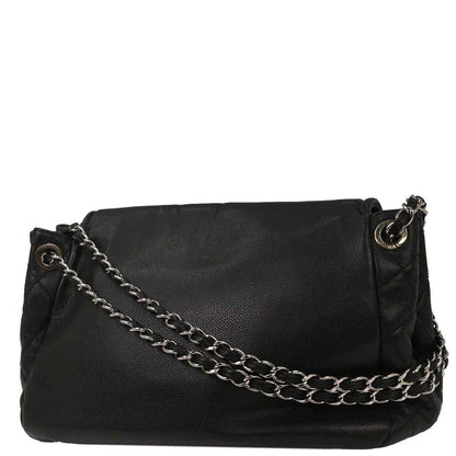 Chanel 2010-2011 Black Caviar Shoulder Bag