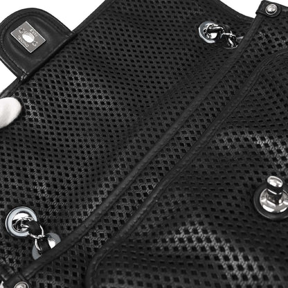 Chanel 2012-2013 Black Perforated Calfskin Up in the Air Shoulder Bag