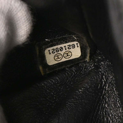 Chanel Black Caviar 2.55 Double Flap Shoulder Bag