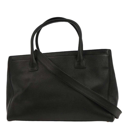 Chanel 2010-2011 Black Caviar Executive Cerf Tote Handbag
