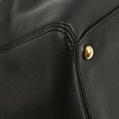 Chanel 2010-2011 Black Caviar Executive Cerf Tote Handbag