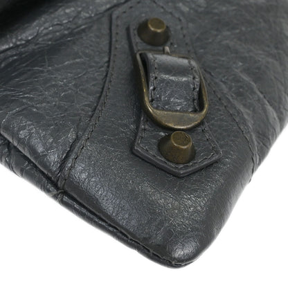Balenciaga Gray Classic Envelope 2way Shoulder Clutch