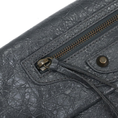 Balenciaga Gray Classic Envelope 2way Shoulder Clutch