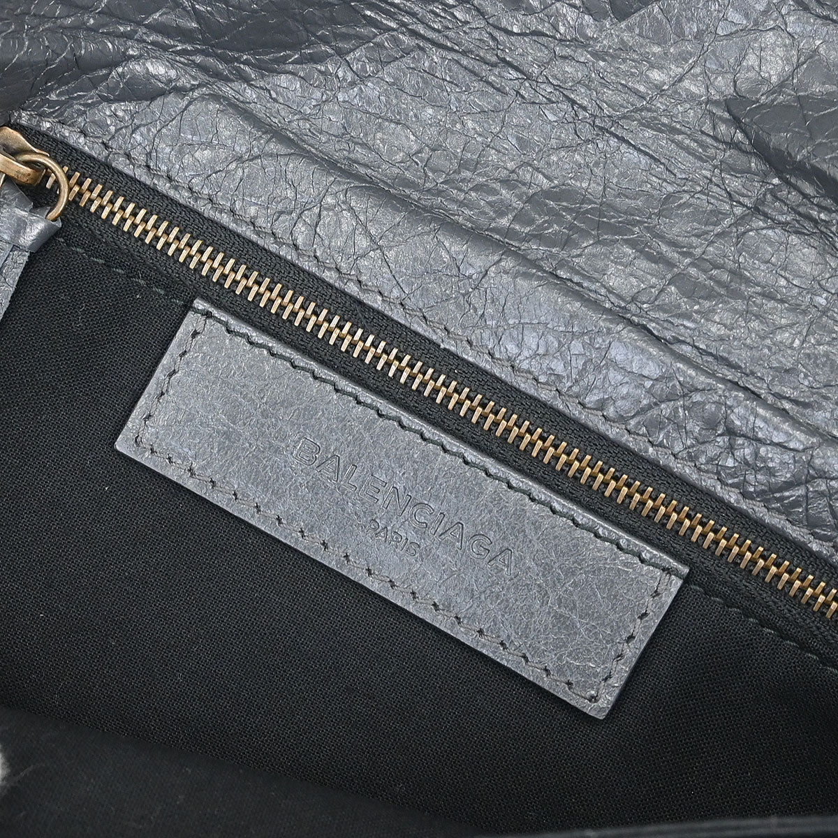 Balenciaga Gray Classic Envelope 2way Shoulder Clutch