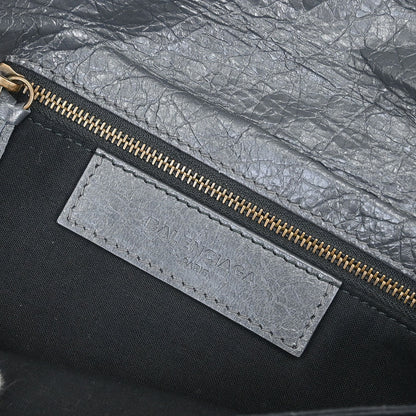 Balenciaga Gray Classic Envelope 2way Shoulder Clutch