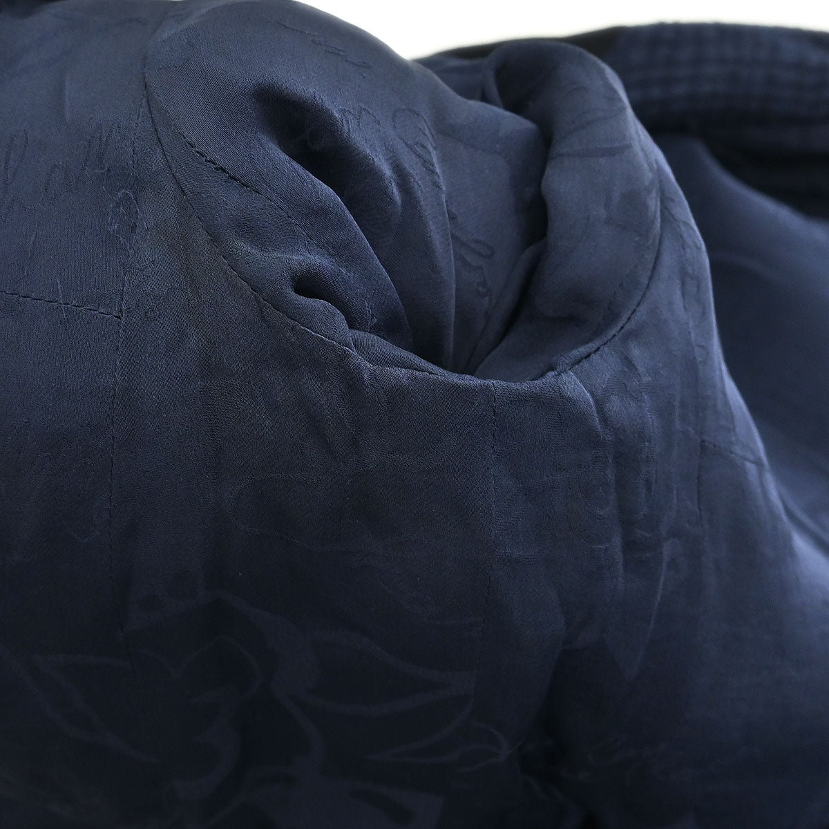 Chanel Single Breasted Jacket Navy #34