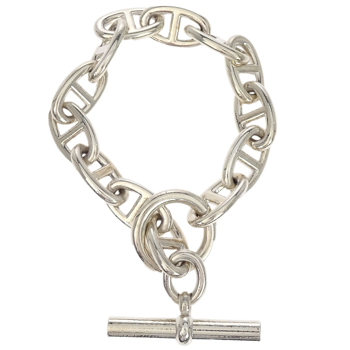 Hermes Chaine d'Ancre TGM Bracelet Ag925 Silver