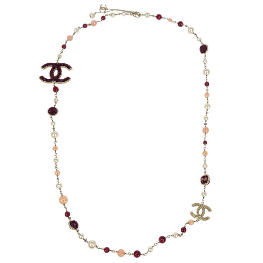 Chanel Chain Necklace Gold B13A