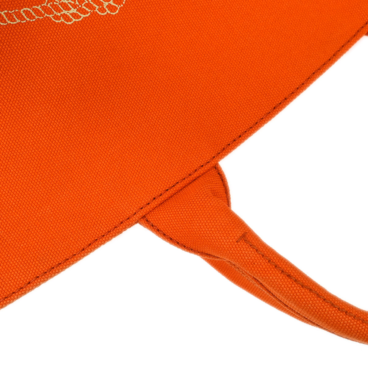 Prada Orange Canvas Canapa 2way Shoulder Tote Handbag