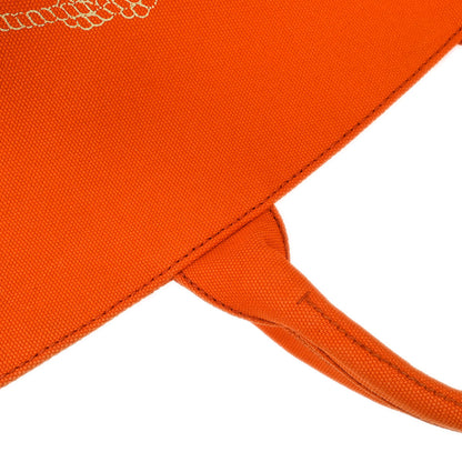 Prada Orange Canvas Canapa 2way Shoulder Tote Handbag