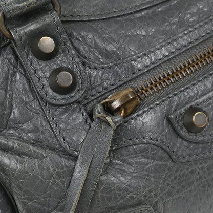 Balenciaga Gray Classic Mini City 2way Shoulder Handbag