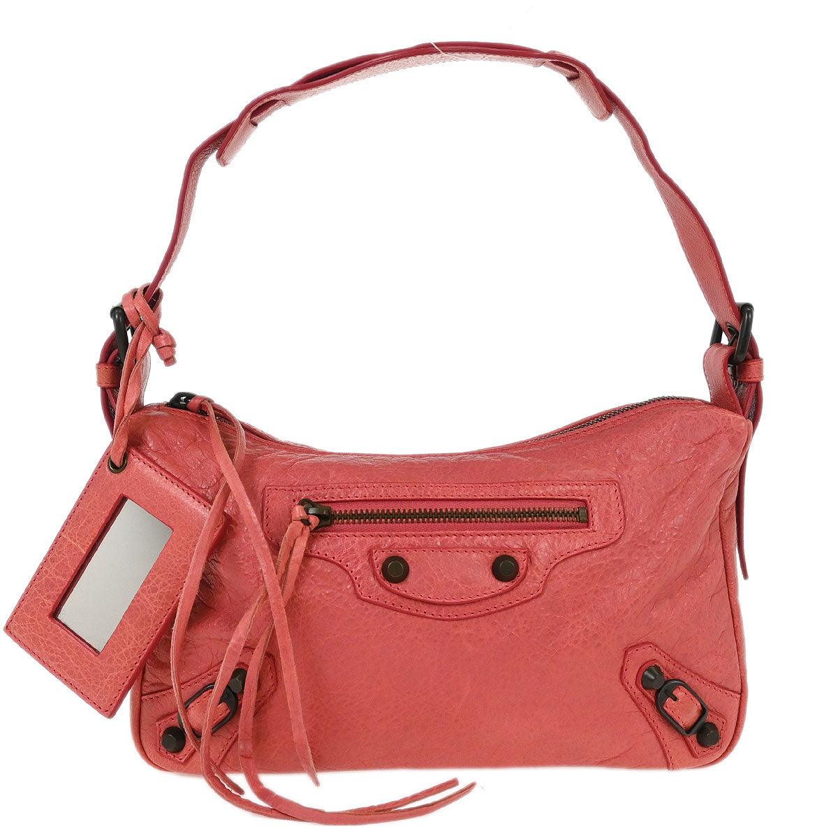 Balenciaga Pink Leather The Getaway Handbag