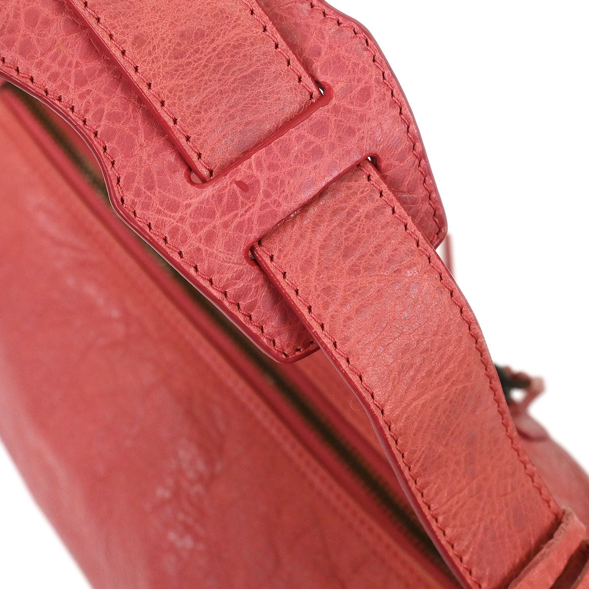 Balenciaga Pink Leather The Getaway Handbag