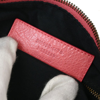 Balenciaga Pink Leather The Getaway Handbag