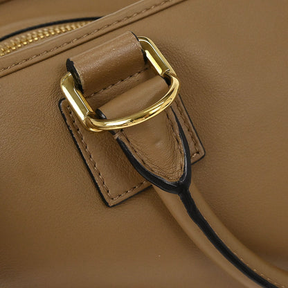 Loewe Brown Leather Amazona 36 2way Shoulder Handbag