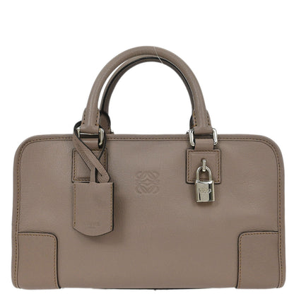 Loewe Gray Leather Amazona 28 Handbag
