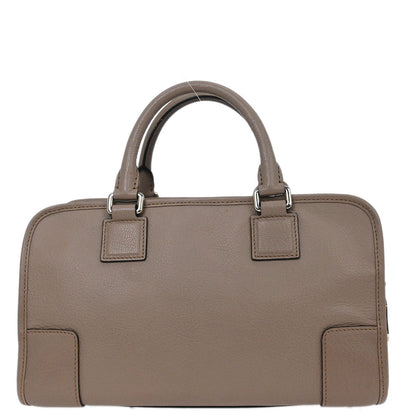 Loewe Gray Leather Amazona 28 Handbag