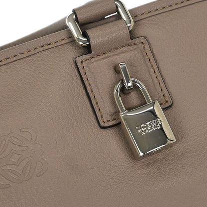 Loewe Gray Leather Amazona 28 Handbag