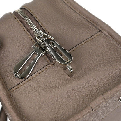 Loewe Gray Leather Amazona 28 Handbag