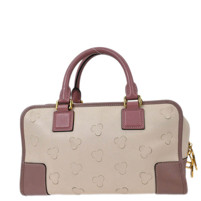 Loewe Off-white Perforated Leather Amazona 28 Handbag