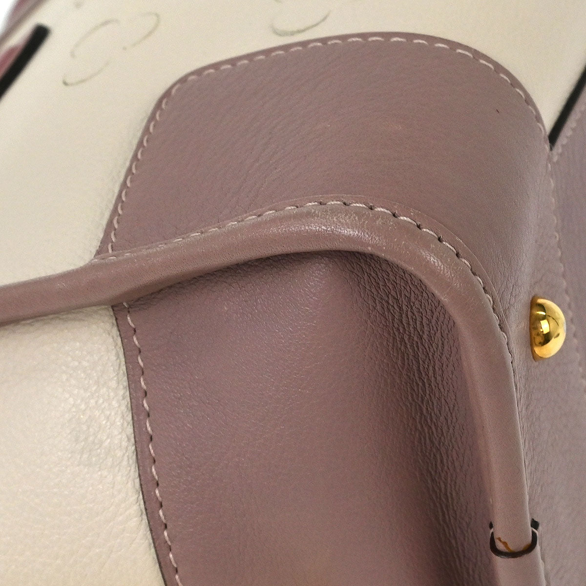 Loewe Off-white Perforated Leather Amazona 28 Handbag